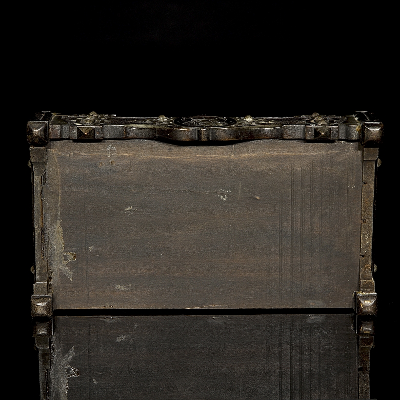 Wooden and metal letter holder, 19th century - 5