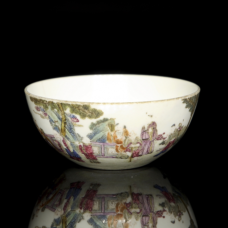 Cuenco de porcelana esmaltada