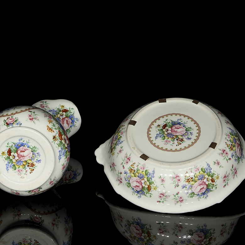 Aguamanil de porcelana, s.XX