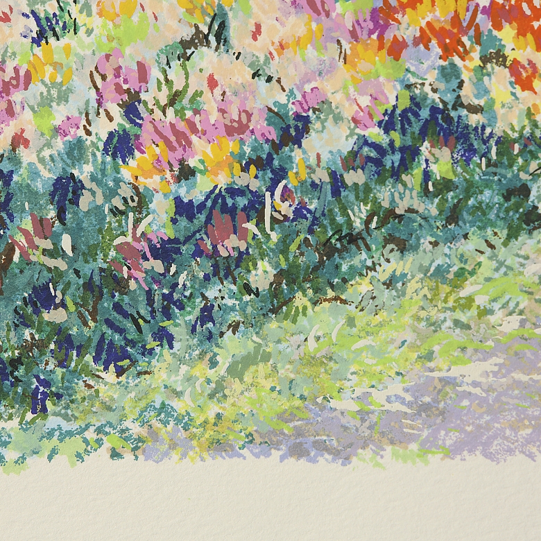 莱拉·毕沙罗 (1963)。 《法国南部》 Léila Pissarro