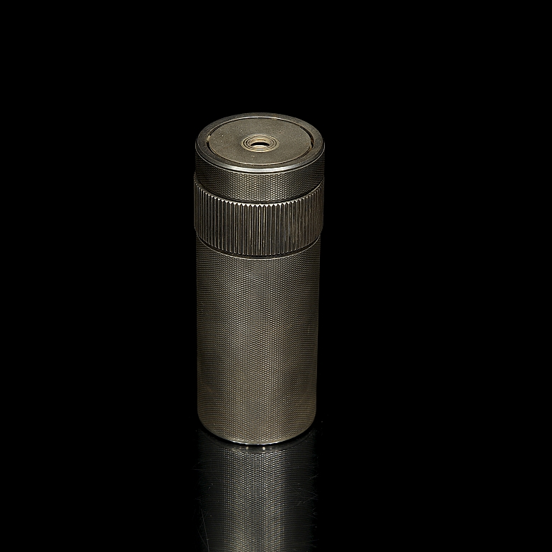 Encendedor cilíndrico de sobremesa S.T. Dupont, 1970-1980