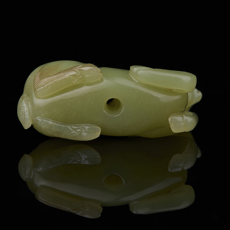 Colgante de jade amarillo 
