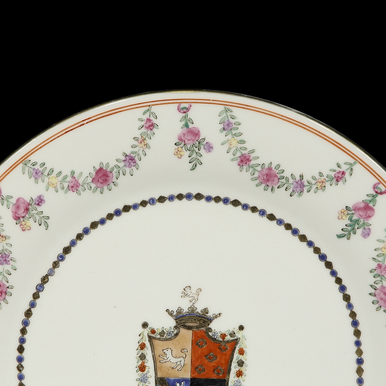 Plato de porcelana