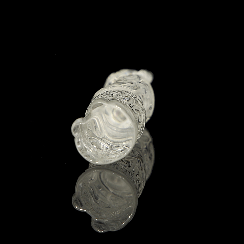 Colgante de cuarzo blanco