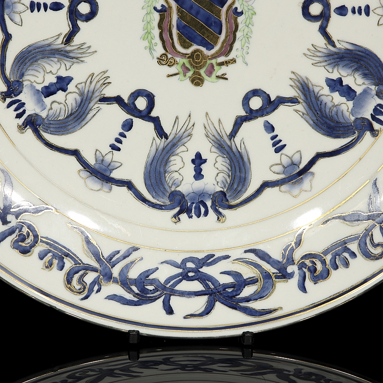 Plato de porcelana