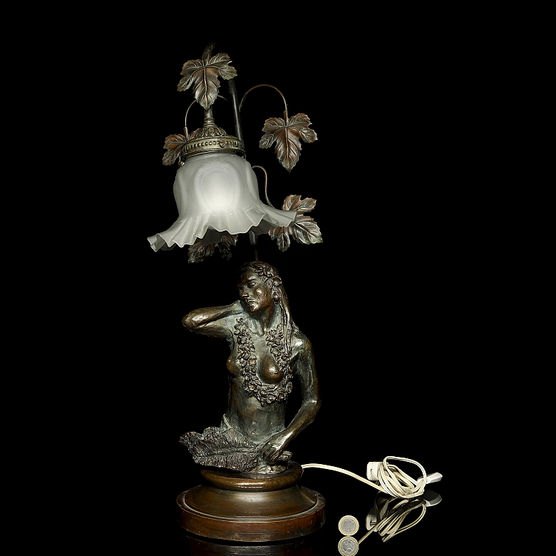 Table lamp ‘Female nude’, 20th century - 6