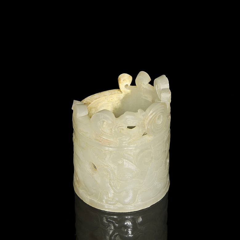 Ornamento para el pelo de jade 