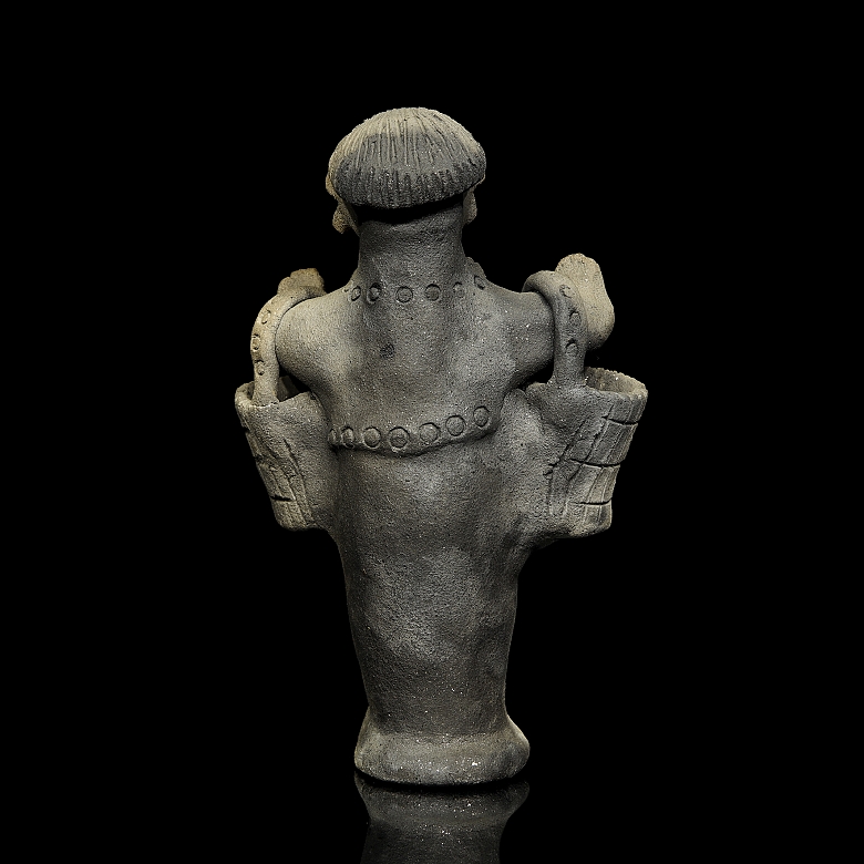 Figura de terracota de estilo prehispánico - 2