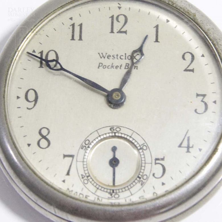 Reloj de bolsillo  Westclox siglo XIX - 3