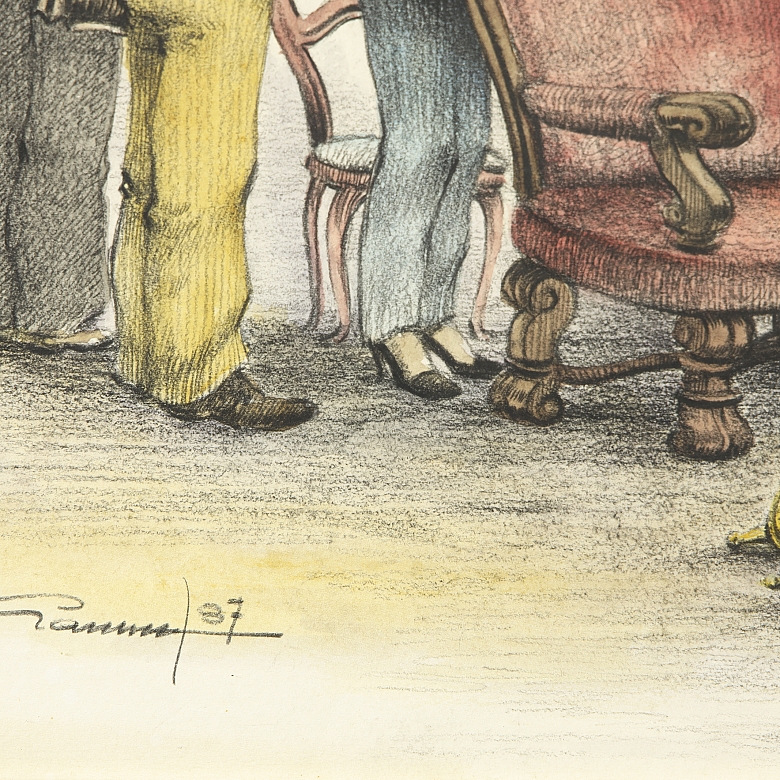 拉斐尔·加里奇 (1930–1994) 《古董商》1987 Rafael Garrich