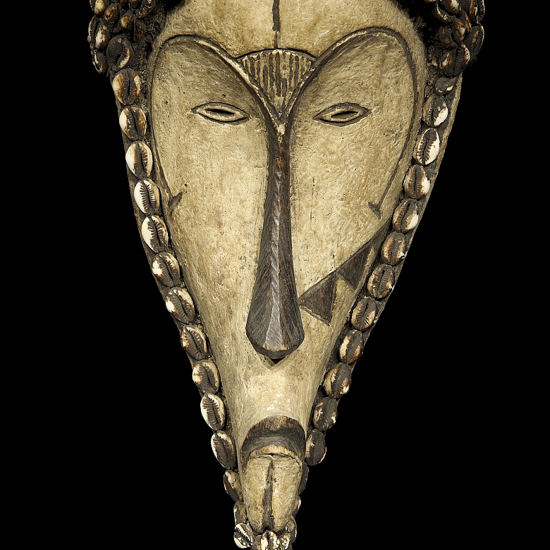 Máscara de casco ceremonial, Kuba, R.D. del Congo, s.XX
