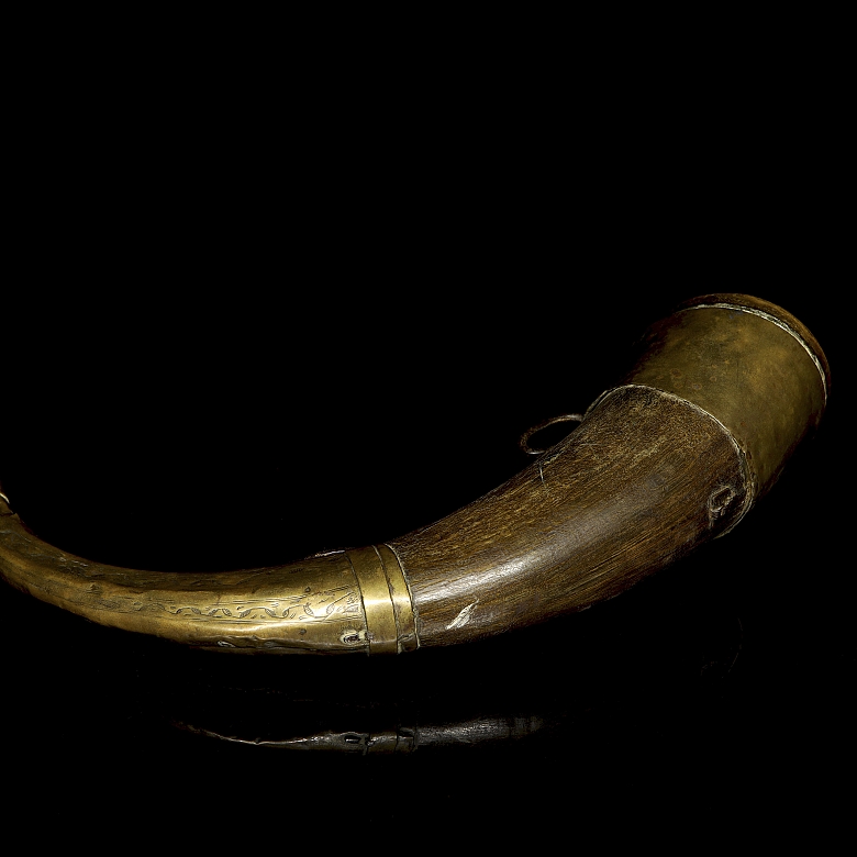 Bronze and horn tinderbox, Asia, 19th century - 5