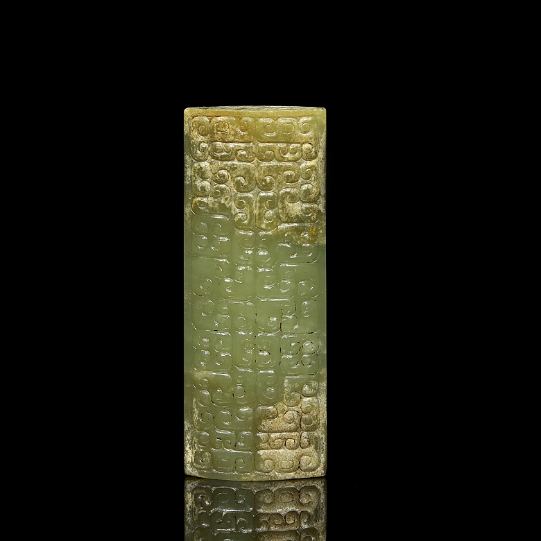 Colgante de jade amarillo, dinastía Han