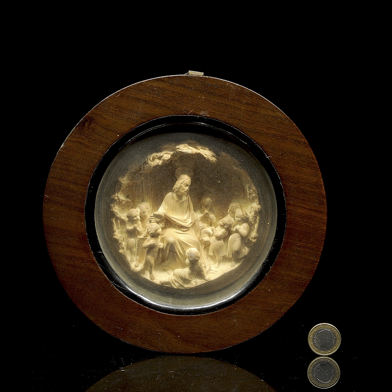 Medallón de espuma de mar 