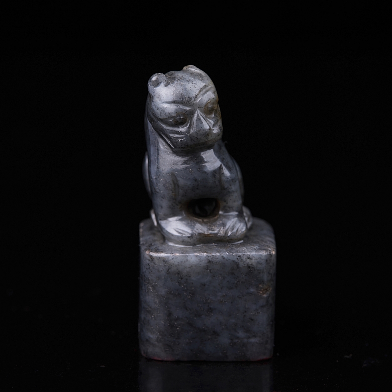 Sello de jade gris