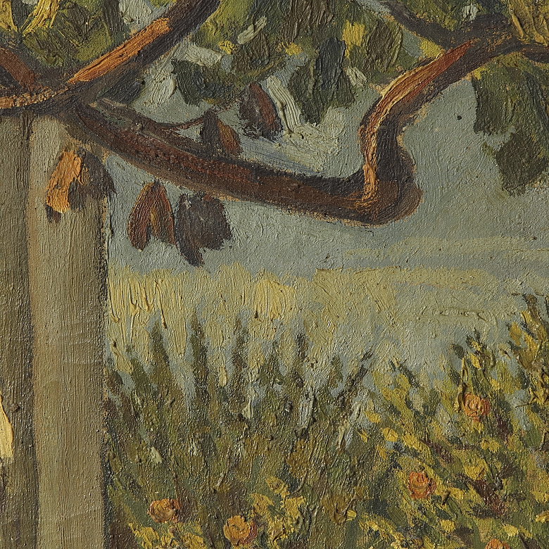 Joaquín Tudela y Perale (1892–1970) ‘Sunrise from the porch’