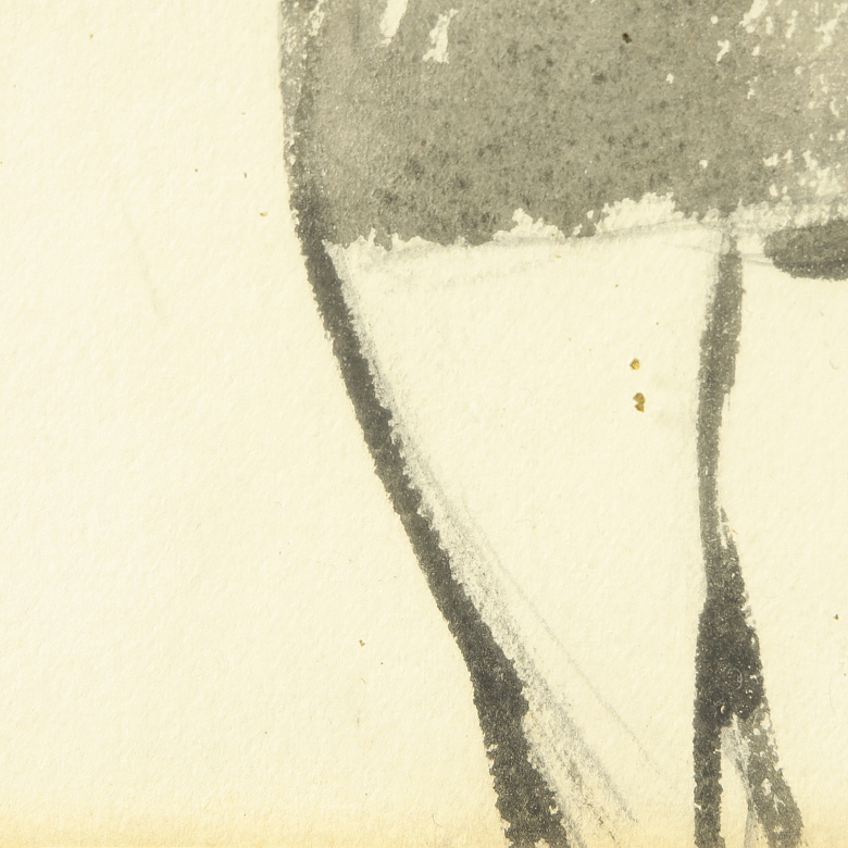 20th century Spanish school “Study of a Woman”