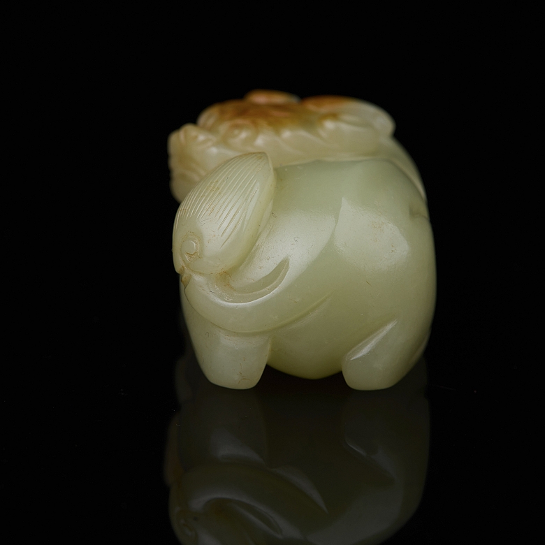 Colgante de jade amarillo