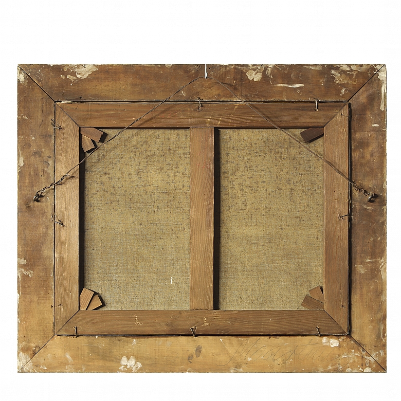 F. Claiton (19th century) ‘Seascape in Storm’ - 5