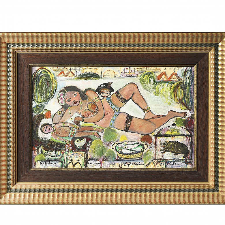 Maria Dolores Casanova Teruel (1928–2007) ‘Nude’, 1990