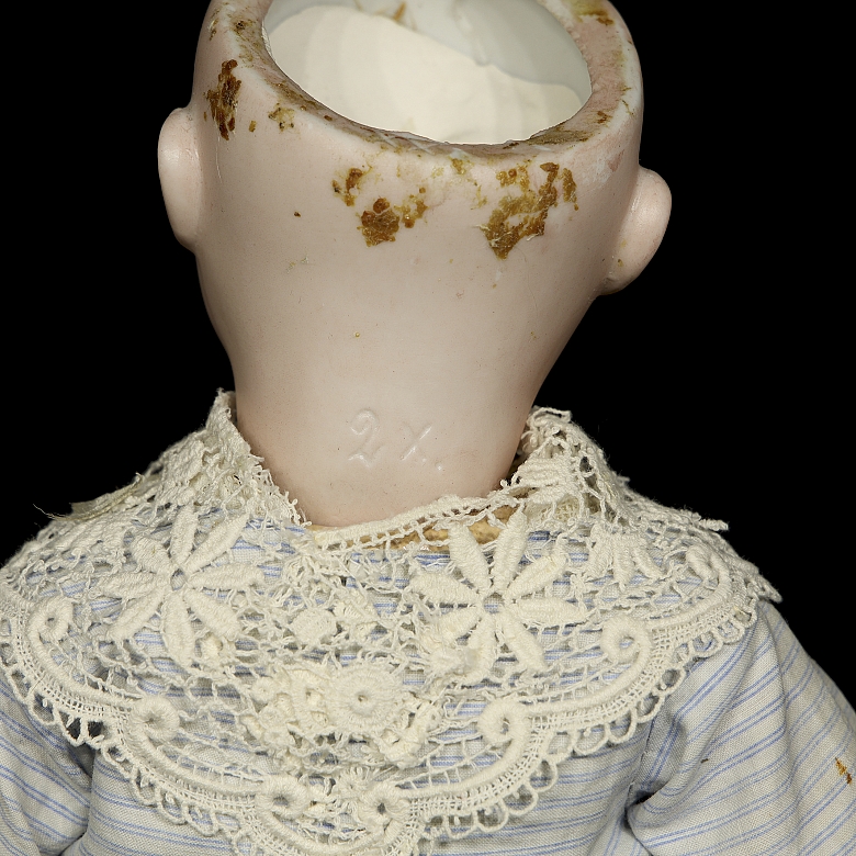Muñeca de porcelana clásica, Alemania, pps. s.XX
