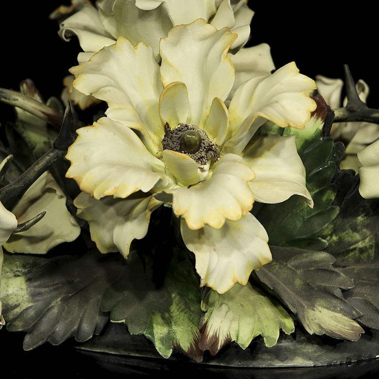 卡波迪蒙特“花卉中心装饰品”，20世纪