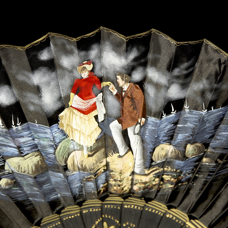 黑丝木扇，20世纪