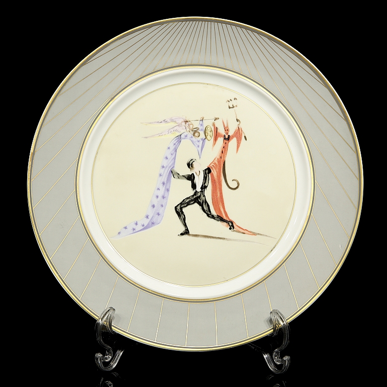 萨尔瓦多·达利 Salvador Dalí（1904–1989） 三幅版画：《灵魂的疑虑》、《舞者》和《水仙》 - 3