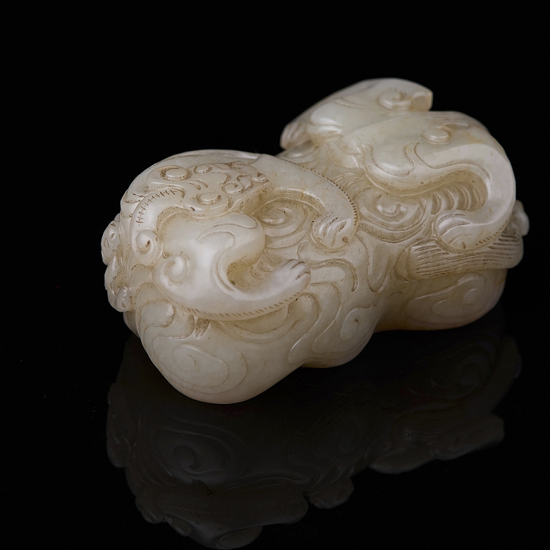 Sello de jade blanco de Hetian