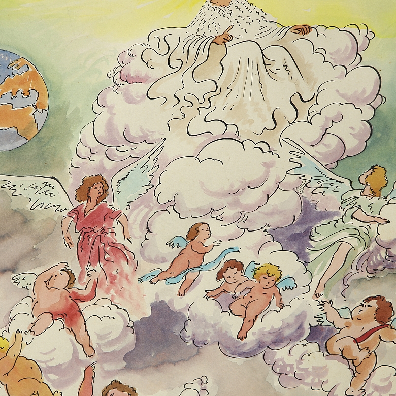 Alfonso Ortuño (1942) “Word of God” - 2