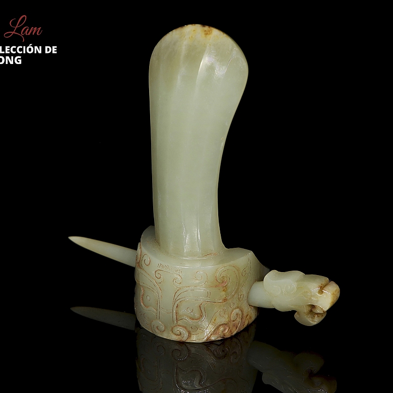 Fàguan de jade tallado