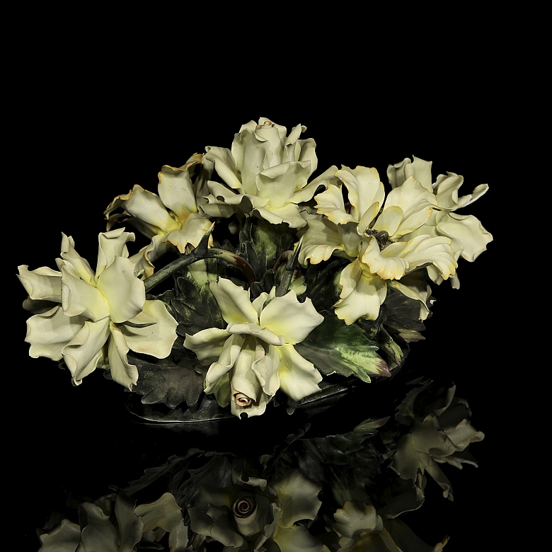 卡波迪蒙特“花卉中心装饰品”，20世纪