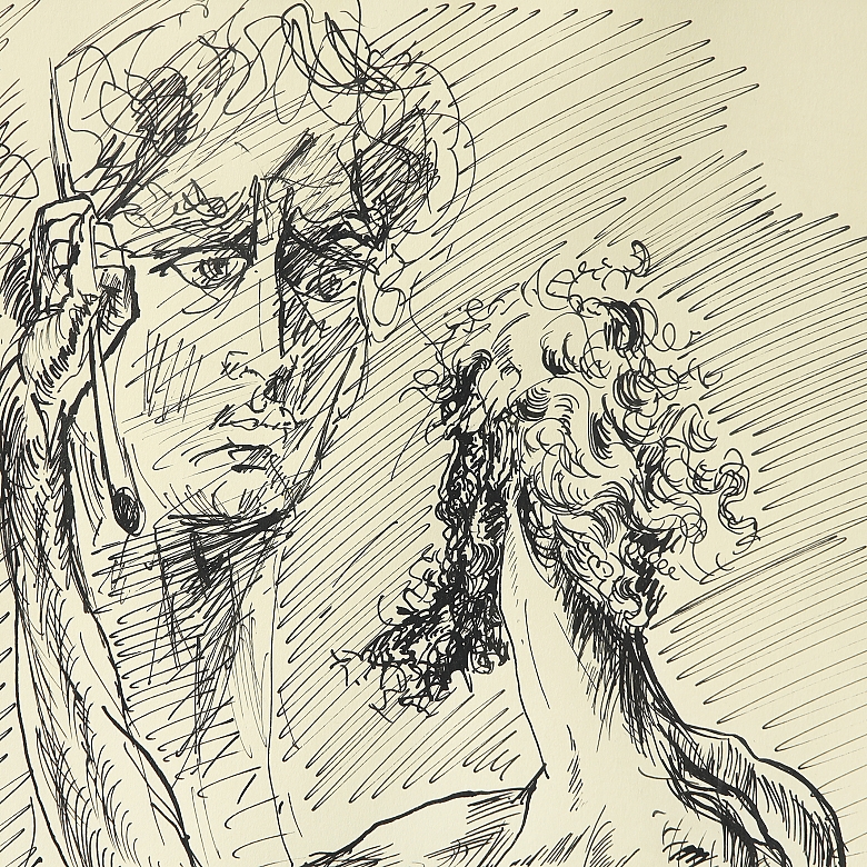 Julio Viera Fleitas (1934-2023) “Miguel Ángel Buonarroti”, 1975 - 1