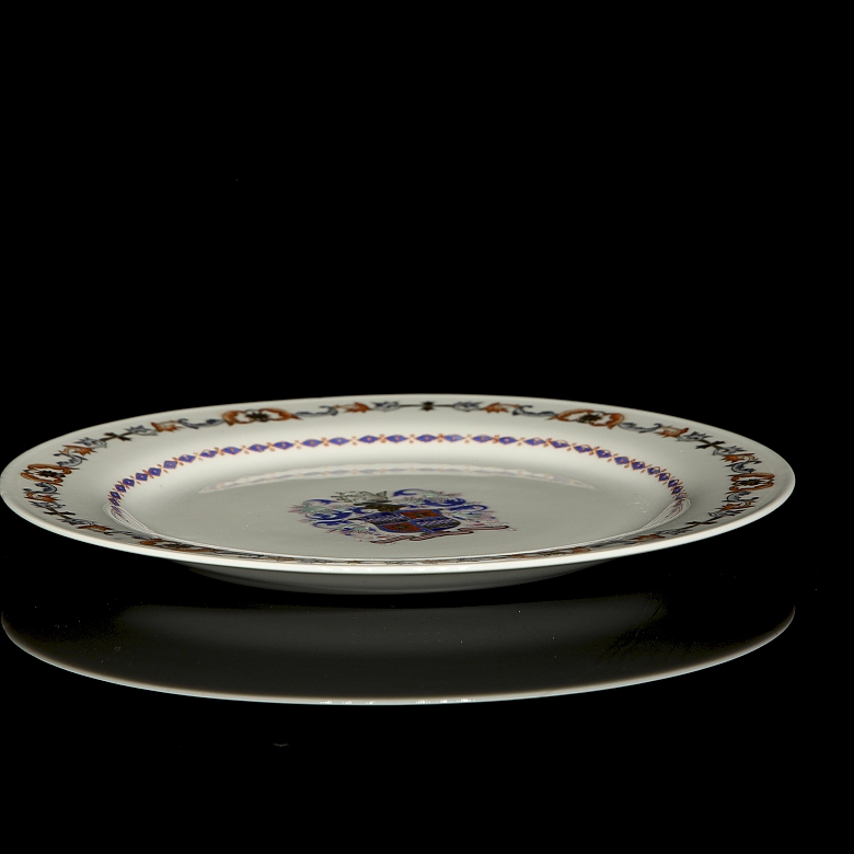 Plato de porcelana 
