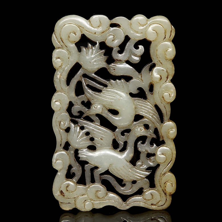 Small Liao-Jin style jade plaque - 1