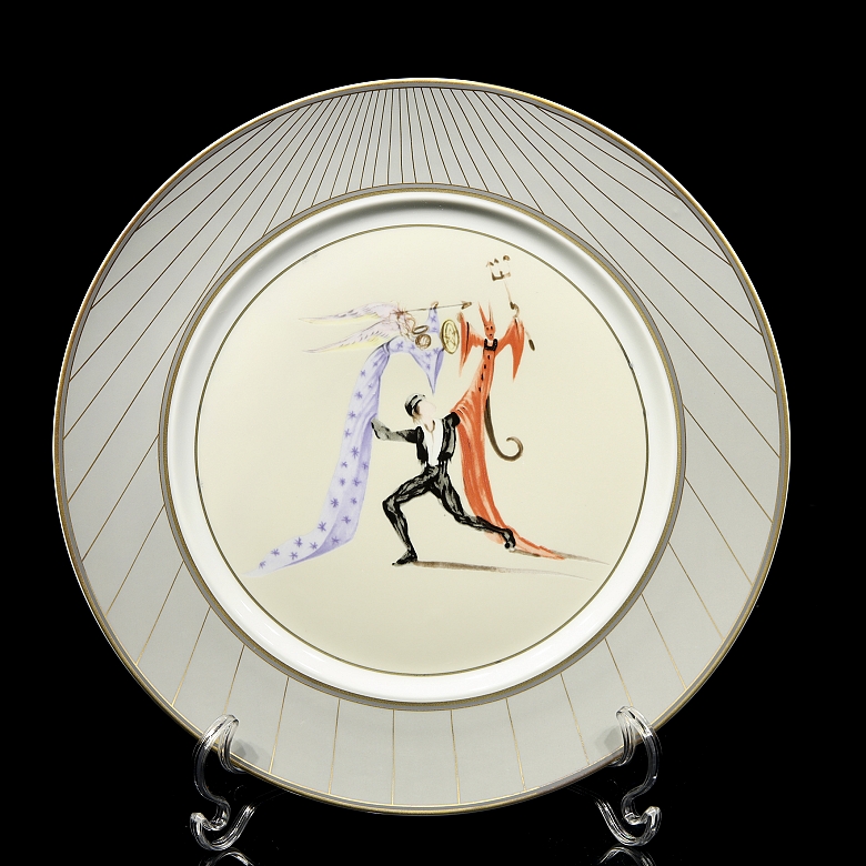 Pareja de platos Dalí 