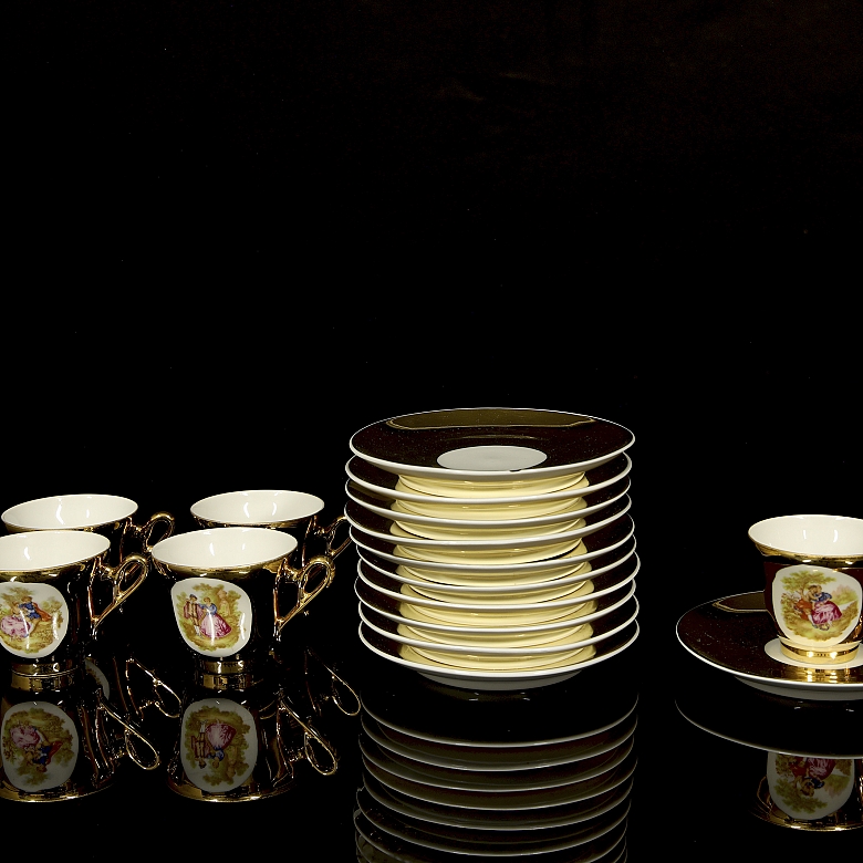 瓷质咖啡套装“小咖啡杯”，20世纪 - 3