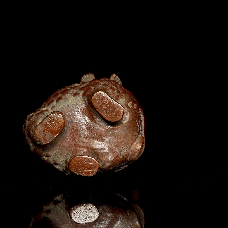 Boxwood figure “Buddha”, Qing dynasty - 4