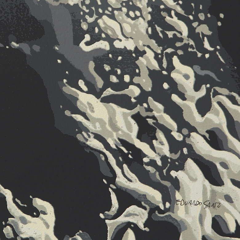 爱德华多·桑斯·弗莱尔 Eduardo Sanz Fraile (1928–2013) 《波浪II》，2004年