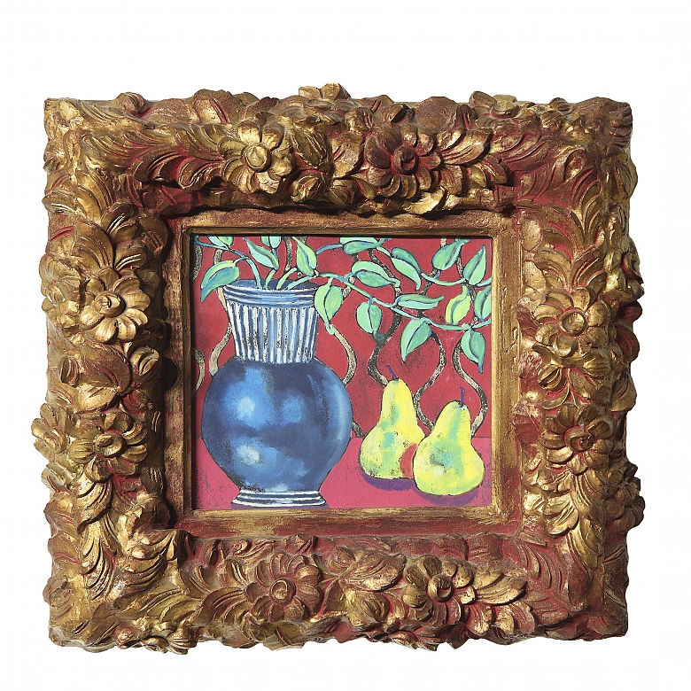 Maite Morell (1964) ‘Still life with vase and pears’, 1997 - 4