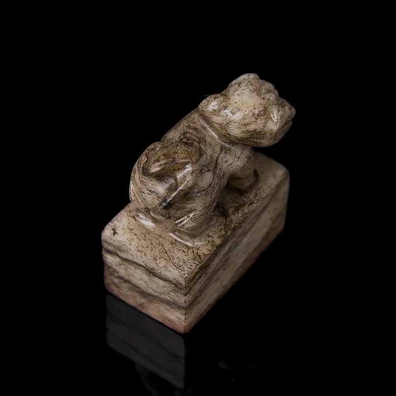 Jade seal ‘Auspicious Beast’, Ming dynasty