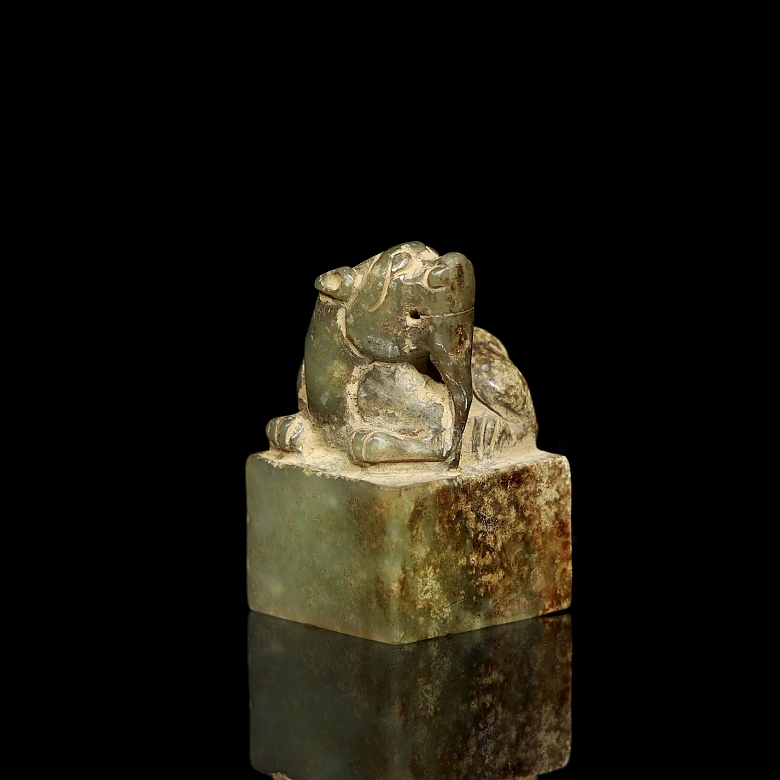 Sello de jade amarillo 