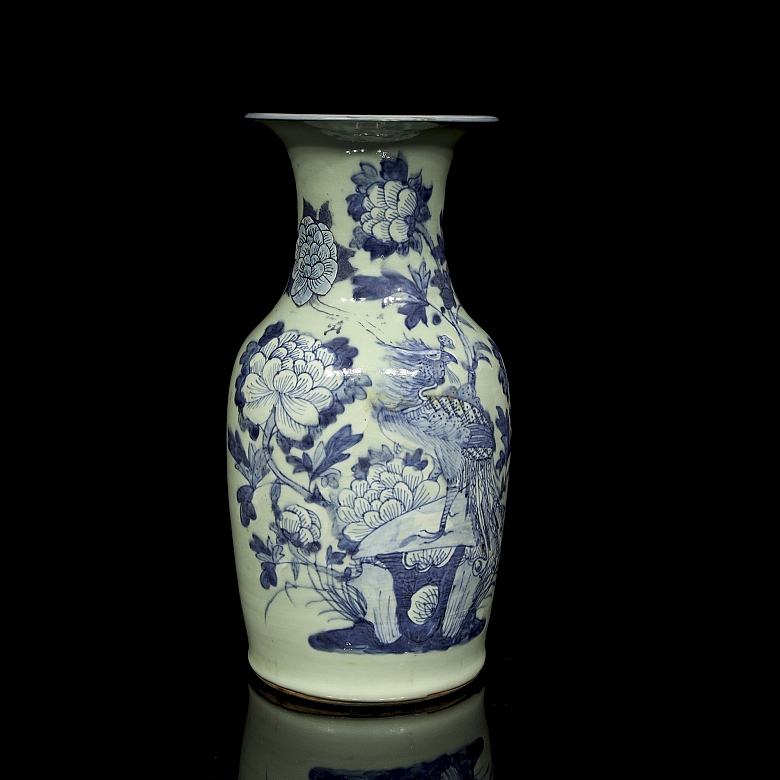 Jarrón de porcelana esmaltada 