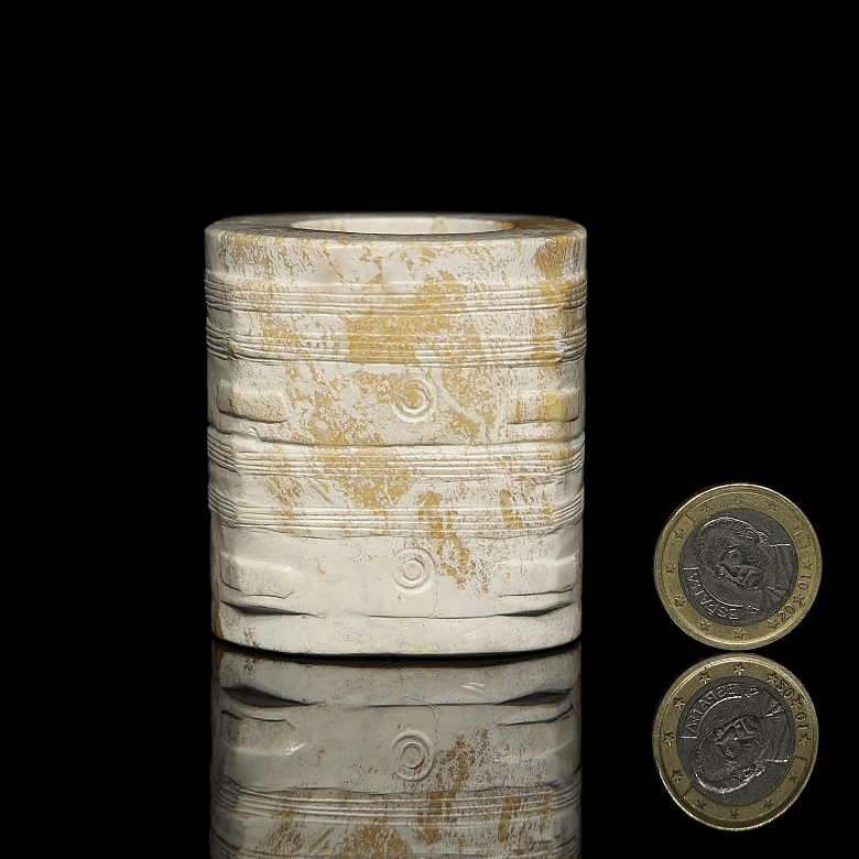 Colgante Cong de jade 