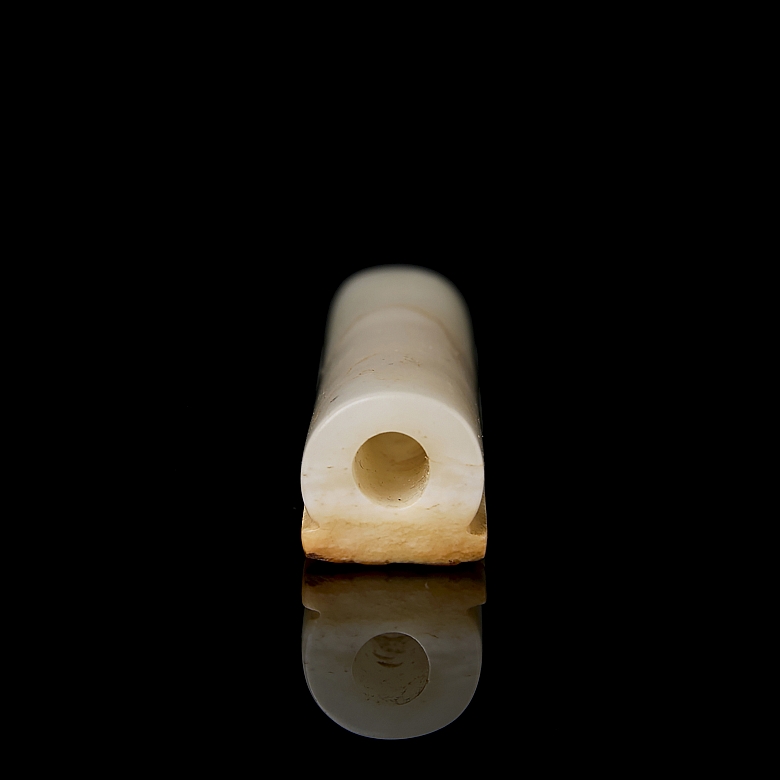 Jade pendant ‘Old Man under the Tree’, Qing dynasty