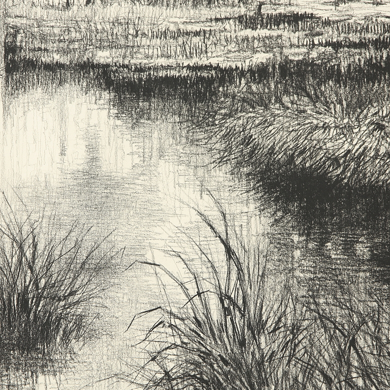 Rafael Garrich (1930–1994) ‘Courtyard facing the lake’