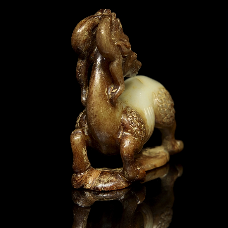 Figura de jade tallado 