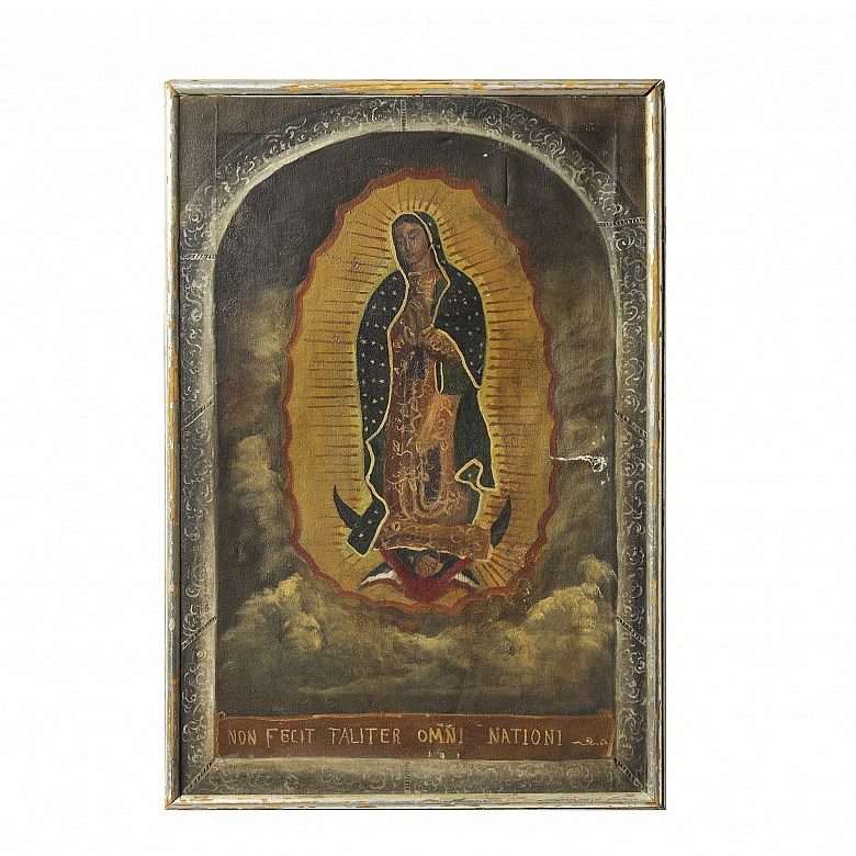 Colonial school pps.XX ‘Virgin of Guadalupe’