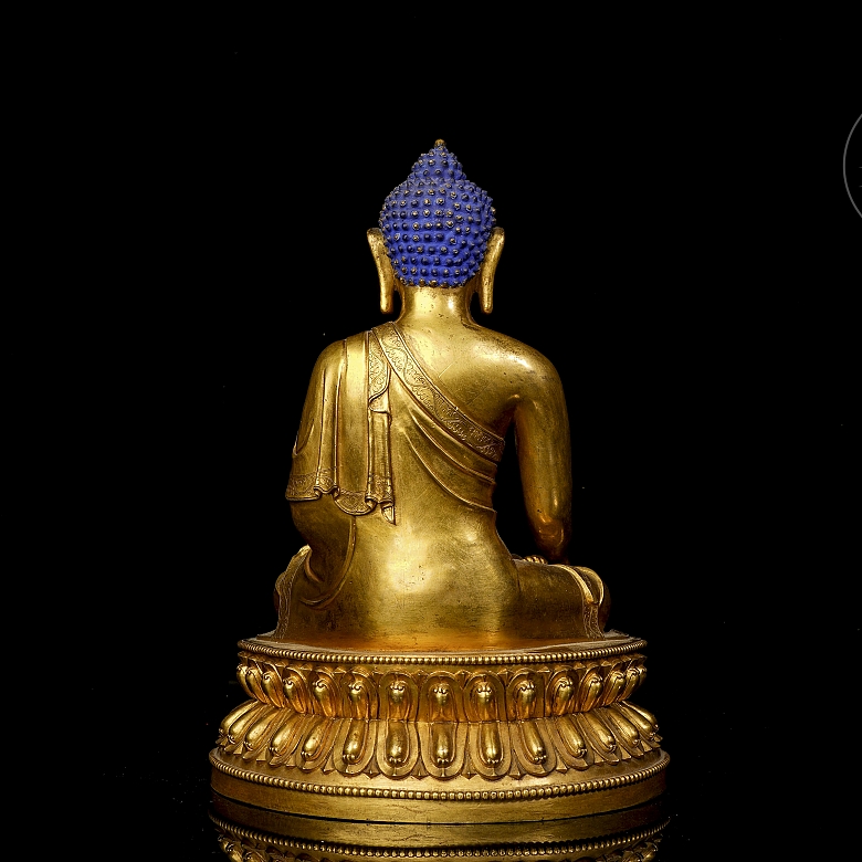 Altar de bronce dorado 