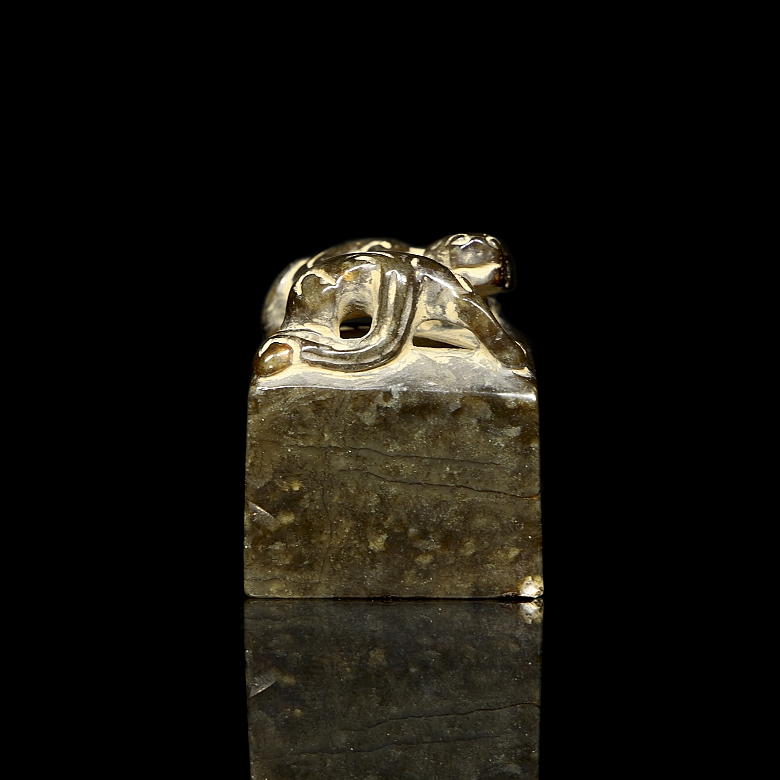 Sello de jade amarillo